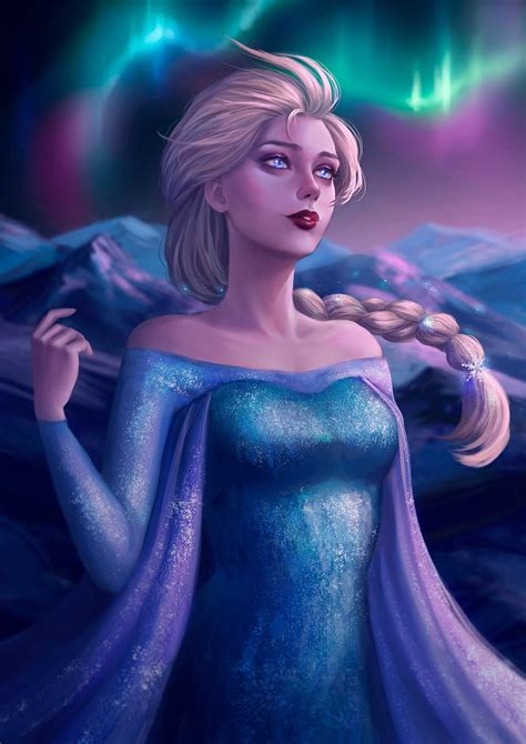 elsa frozen fanart